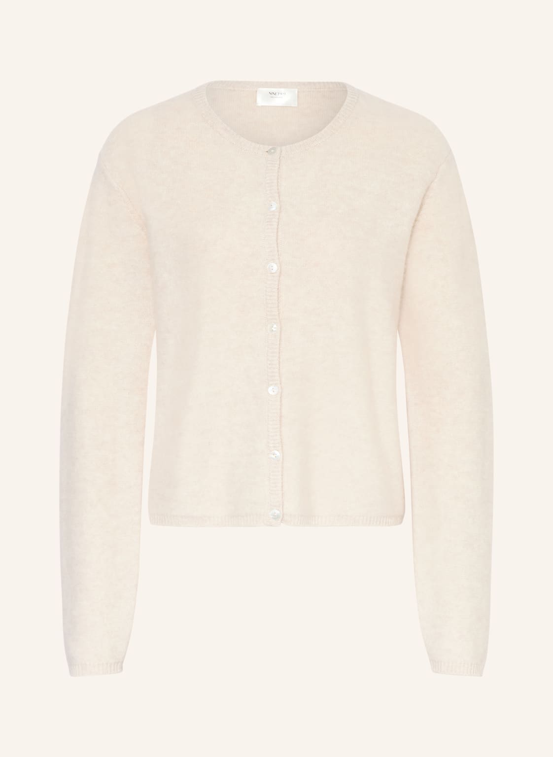 Ninety-9 Strickjacke Aus Cashmere beige von NINETY-9
