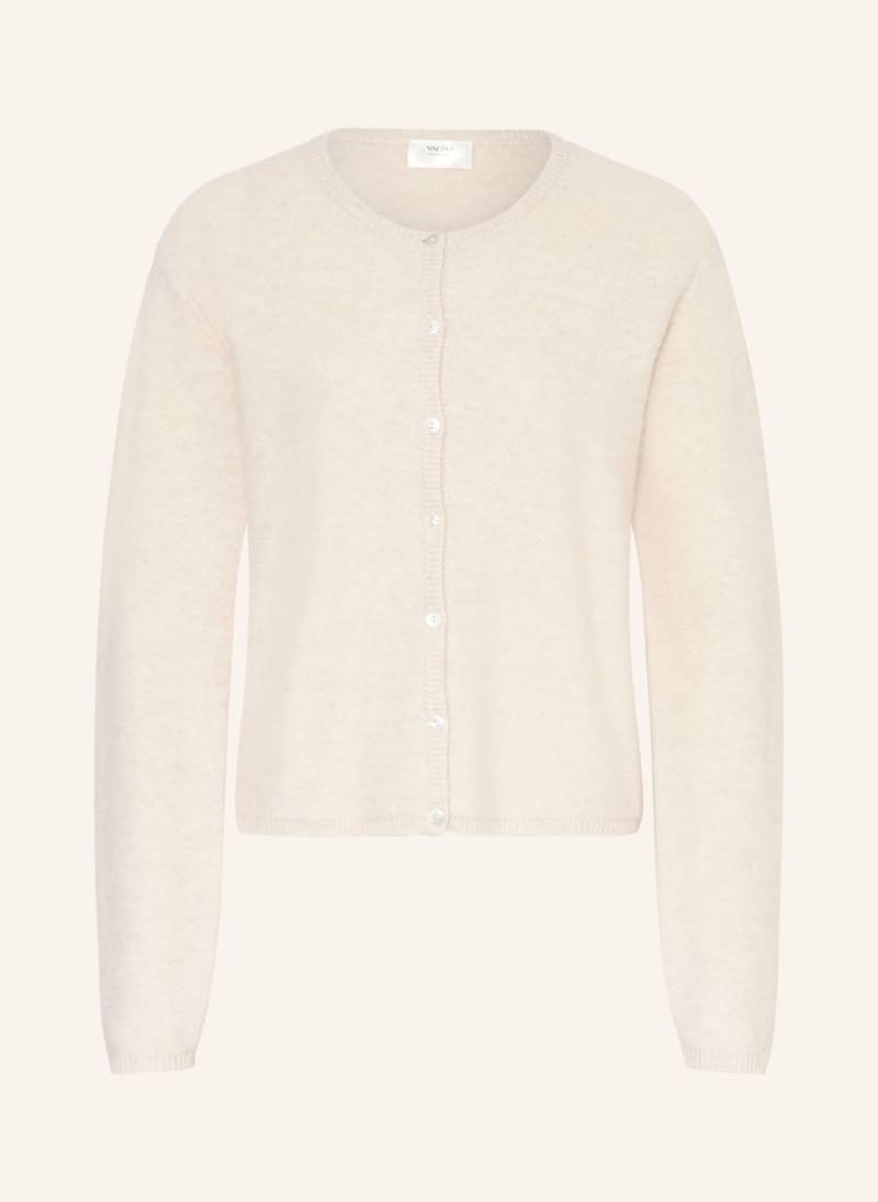 Ninety-9 Strickjacke Aus Cashmere beige von NINETY-9