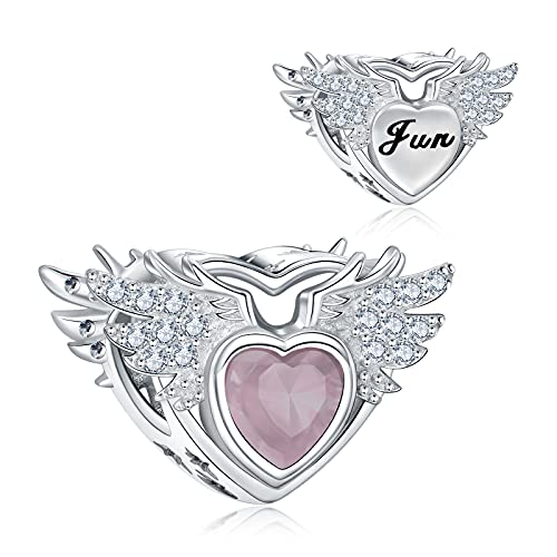 NINGAN die Zwillinge 12 Sternzeichen Geburtstag Anhänger – 925 Sterlingsilber Anhänger für Armband & Halskette – Ideale Geburtsgeschenke für Frauen & Freundinnen von NINGAN