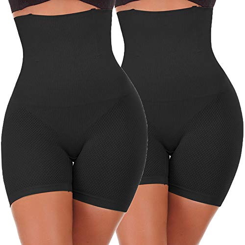 NINGMI Shapewear Damen Hose Figurformend Miederpants Shorts Bauchweg Unterhose Hohe Taille Bauch Weg Shaping Unterwäsche Miederhose Stark Formend Body Shaper von NINGMI