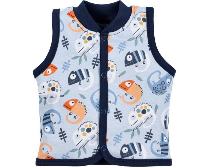 NINI Fleeceweste Chamäleon Unisex Kinder Babyweste, Vest, ärmellos, Funktionsweste, Strickweste von NINI