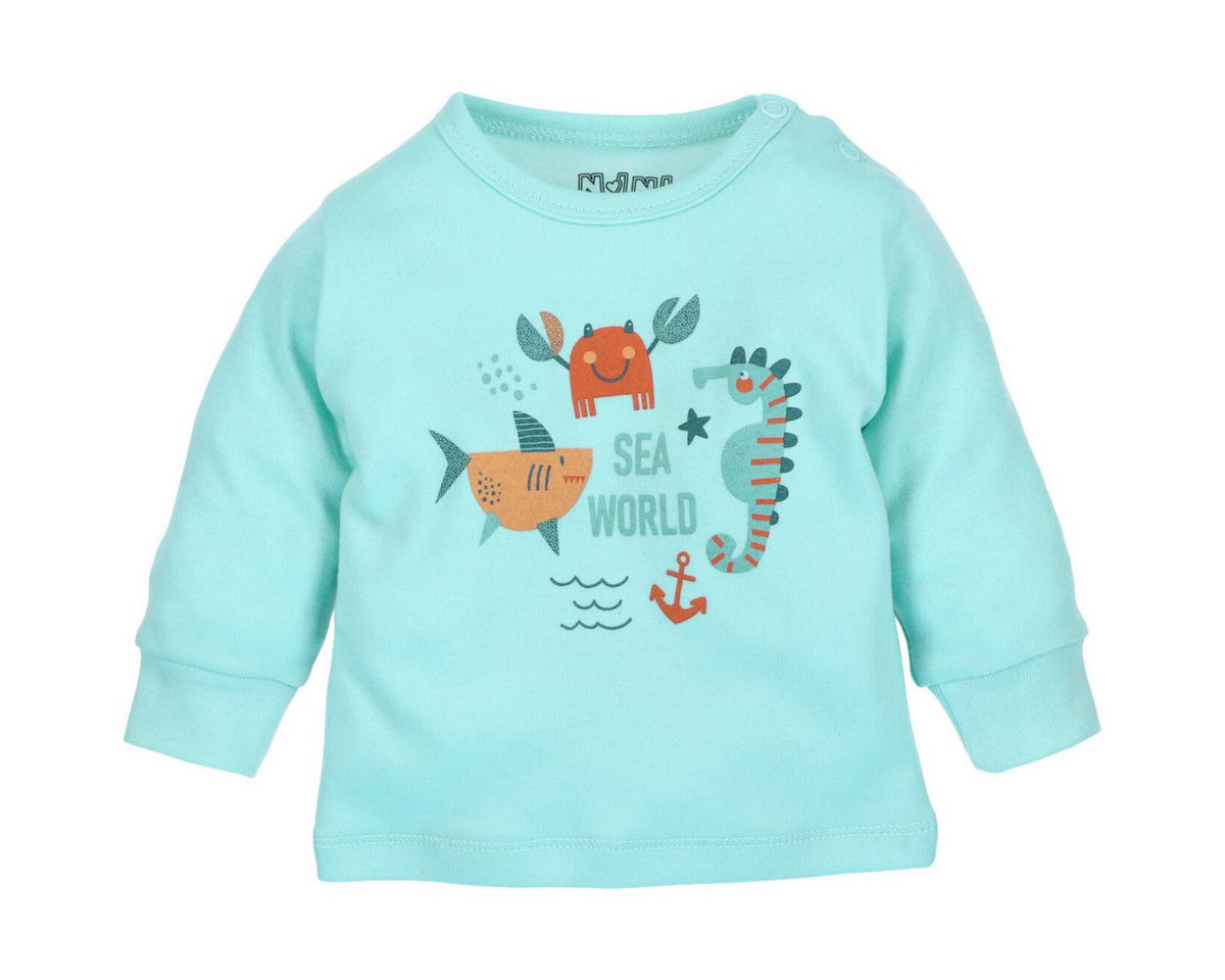 NINI Langarmshirt Meerestiere Unisex Kinder Pullover, Sweatshirt, Pulli, Shirt, Longsleeve von NINI