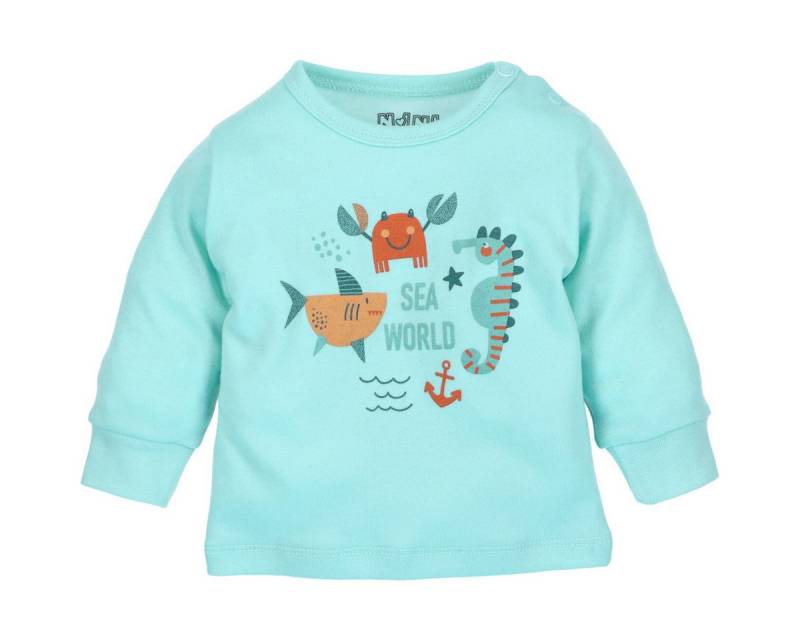 NINI Langarmshirt Meerestiere XT Unisex Kinder Pullover, Sweatshirt, Pulli, Shirt, Longsleeve von NINI