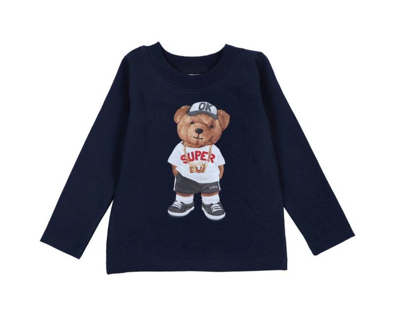 NINI Langarmshirt Teddybär Unisex Kinder Pullover, Sweatshirt, Pulli, Shirt, Longsleeve NINI Langarmshirt Teddybär Unisex Kinder Pullover, Sweatshirt, Pulli, Shirt, Longsleeve von NINI