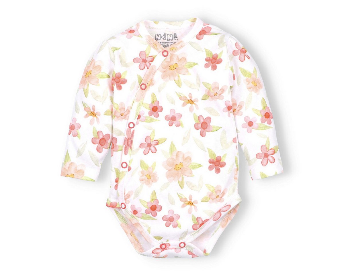 NINI Langarmwickelbody Löwe Mädchen (1-tlg) Body, Langarmbody, Wickelbody, Mädchenbody, Einteiler von NINI