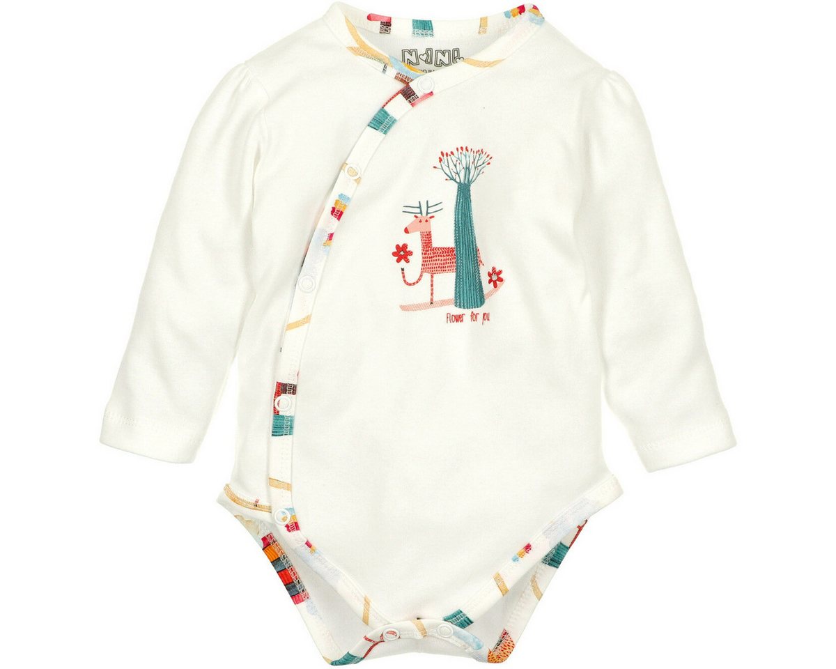 NINI Langarmwickelbody Wald Unisex Kinder (1-tlg) Langarm Einteiler, Body, Longsleeve-Body, Bodysuit, Stretchbody von NINI