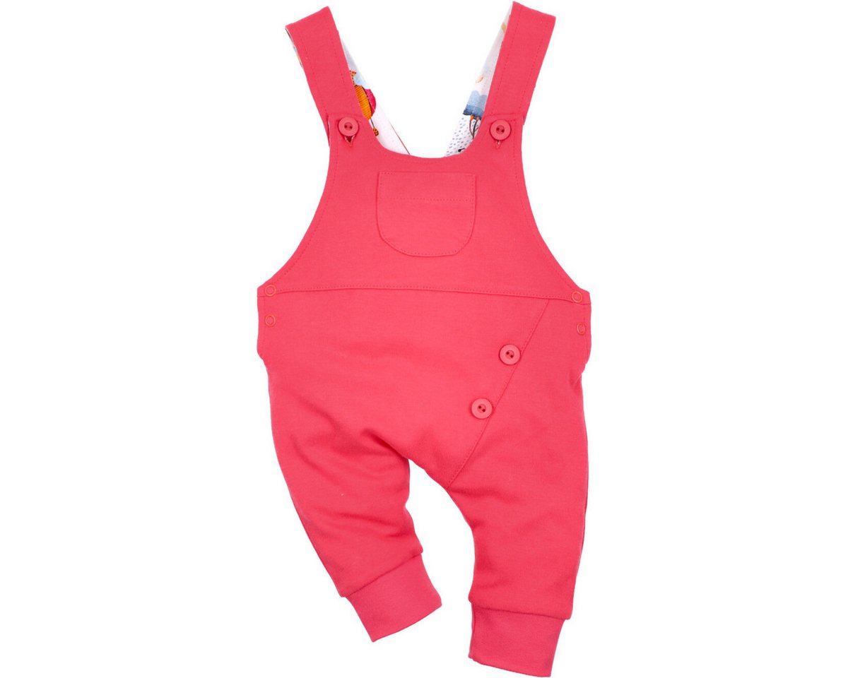 NINI Latzhose Wildtiere XT Unisex Kinder (1-tlg) Babyhose, Latzhose, Trägerhose, Strampler, Overall von NINI