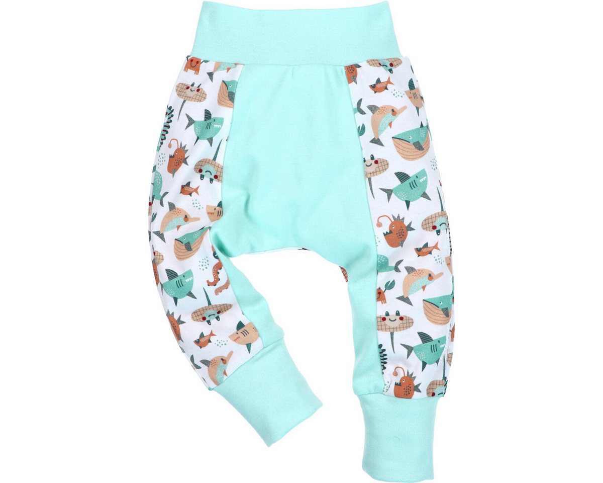 NINI Stoffhose Fische Unisex Kinder (1-tlg) Stoffhose, Jogginghose, Jogger, Sporthose, Chino von NINI
