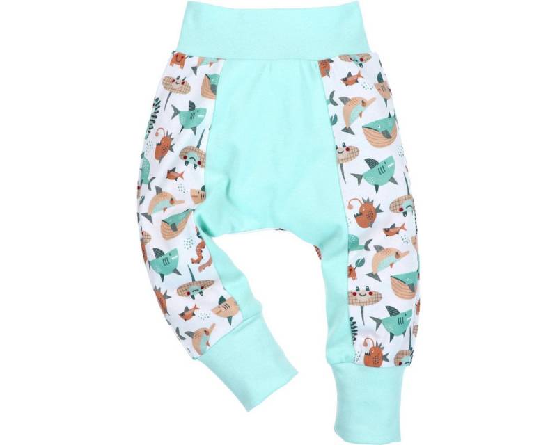 NINI Stoffhose Fische Unisex Kinder (1-tlg) Stoffhose, Jogginghose, Jogger, Sporthose, Chino von NINI