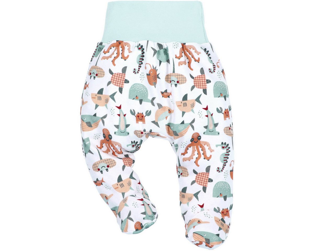 NINI Stoffhose Meerestiere Unisex Kinder (1-tlg) Stoffhose, Jogginghose, Jogger, Sporthose, Chino von NINI