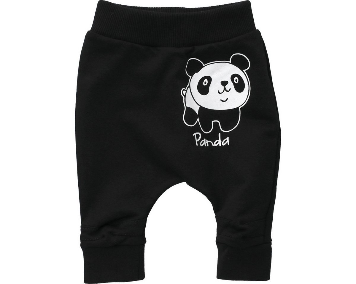 NINI Stoffhose Panda Unisex Kinder (1-tlg) Stoffhose, Jogginghose, Jogger, Sporthose, Chino von NINI