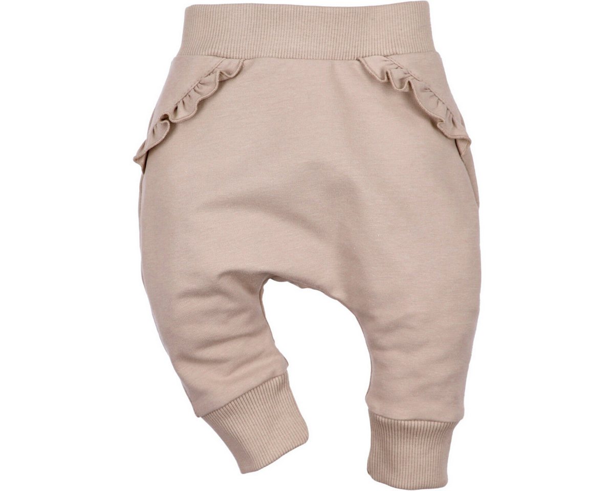 NINI Stoffhose Rüschen Mädchen (1-tlg) Stoffhose, Jogginghose, Jogger, Sporthose, Chino von NINI
