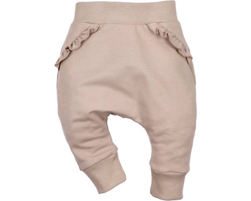 NINI Stoffhose Rüschen Mädchen (1-tlg) Stoffhose, Jogginghose, Jogger, Sporthose, Chino von NINI