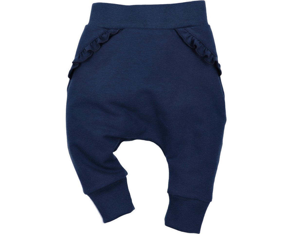 NINI Stoffhose Rüschen Mädchen (1-tlg) Stoffhose, Jogginghose, Jogger, Sporthose, Chino von NINI