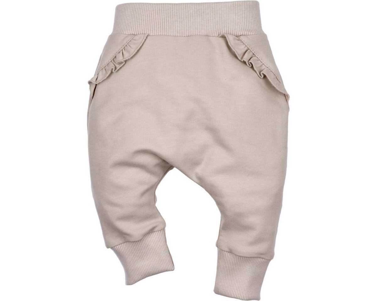 NINI Stoffhose Rüschen Mädchen (1-tlg) Stoffhose, Jogginghose, Jogger, Sporthose, Chino von NINI