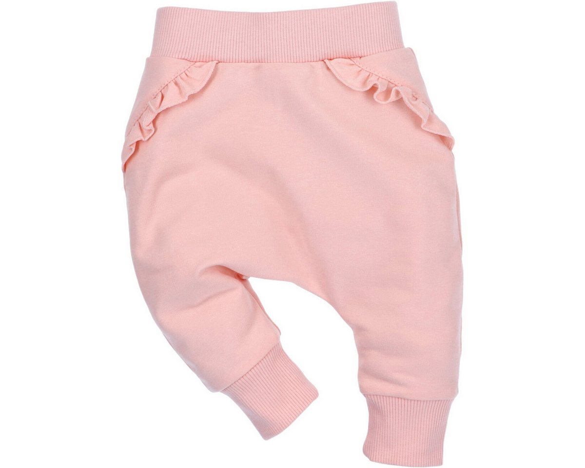 NINI Stoffhose Rüschen XT Mädchen (1-tlg) Stoffhose, Jogginghose, Jogger, Sporthose, Chino von NINI
