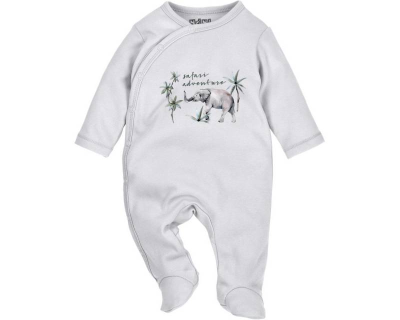 NINI Strampler Elefant Unisex Kinder Einteiler, Overall, Babyanzug, Babyoverall, Babyanzug von NINI