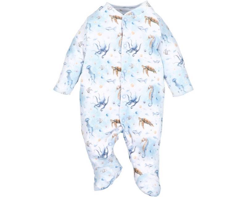 NINI Strampler Meerestiere Unisex Kinder Einteiler, Overall, Babyanzug, Babyoverall, Babyanzug von NINI