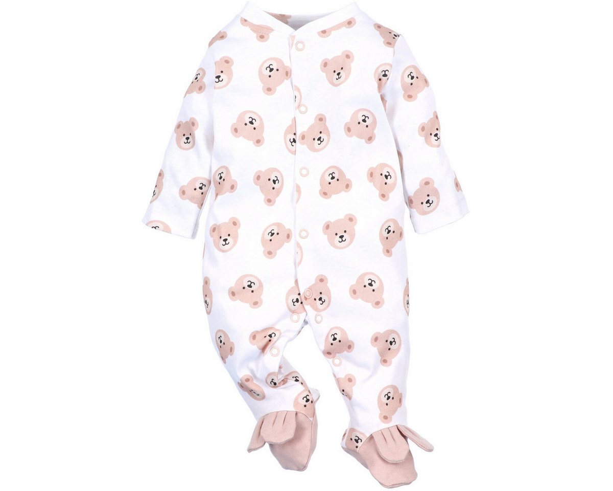 NINI Strampler Teddybär Unisex Kinder Einteiler, Overall, Babyanzug, Babyoverall, Babyanzug von NINI