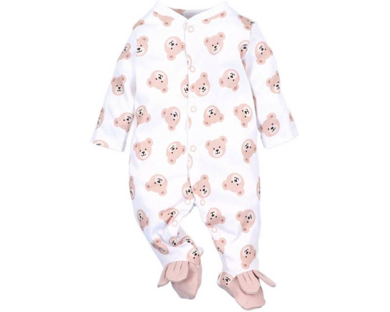 NINI Strampler Teddybär Unisex Kinder Einteiler, Overall, Babyanzug, Babyoverall, Babyanzug von NINI