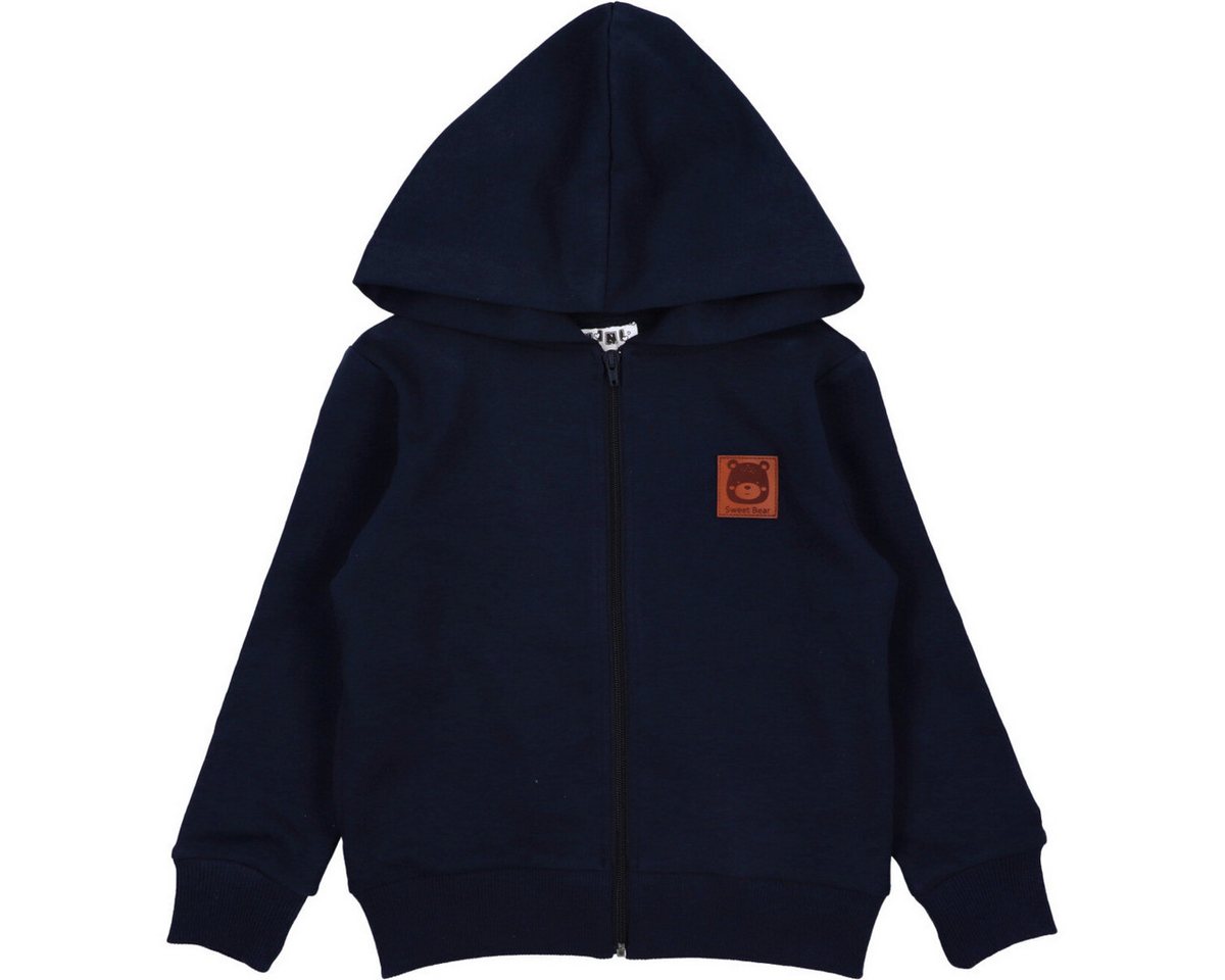 NINI Sweatjacke Bär Unisex Kinder Zip Hoodie, Kapuzenjacke, Trainingsjacken, Zip Pullover, Freizeitjacke von NINI
