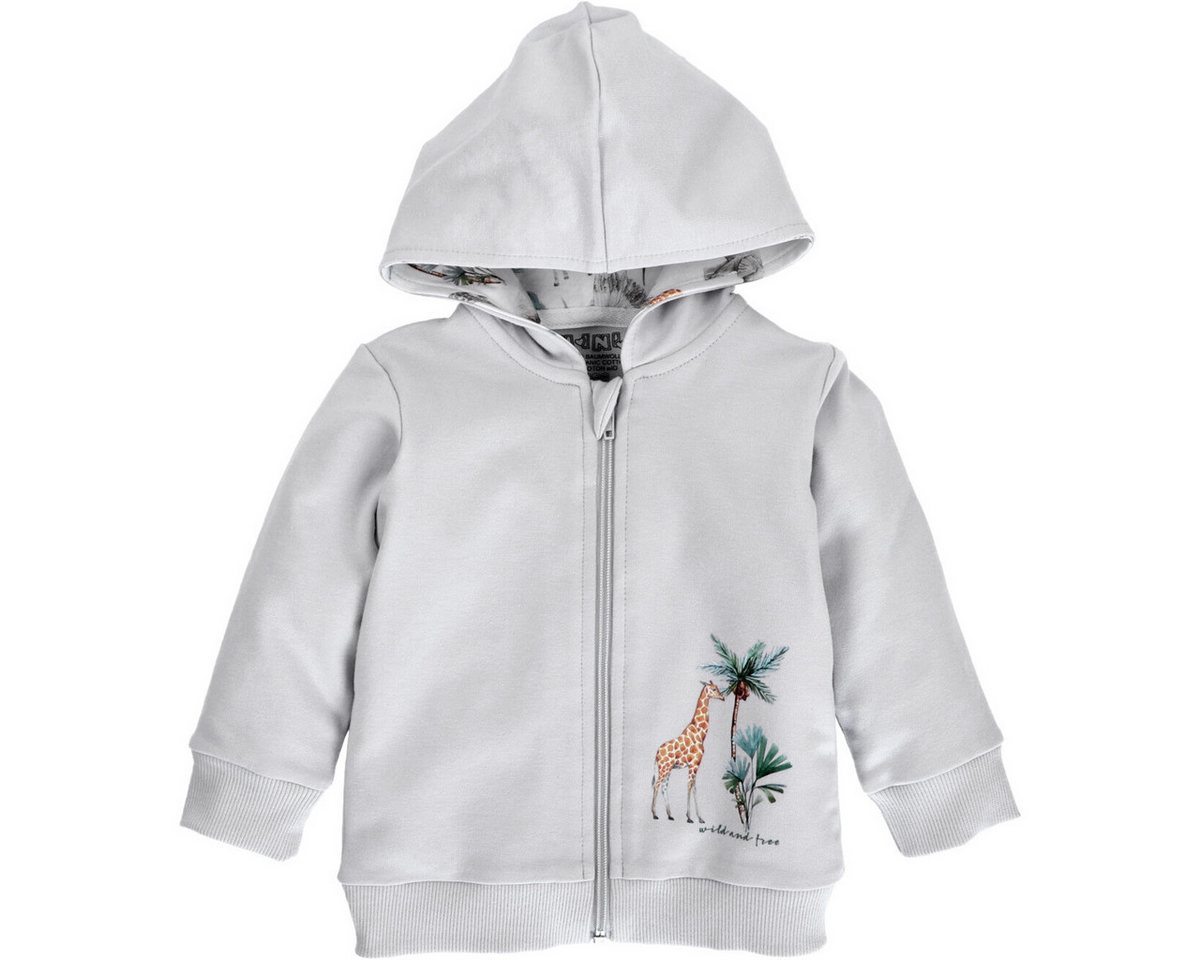 NINI Sweatjacke Giraffe Unisex Kinder Zip Hoodie, Kapuzenjacke, Trainingsjacken, Zip Pullover, Freizeitjacke von NINI