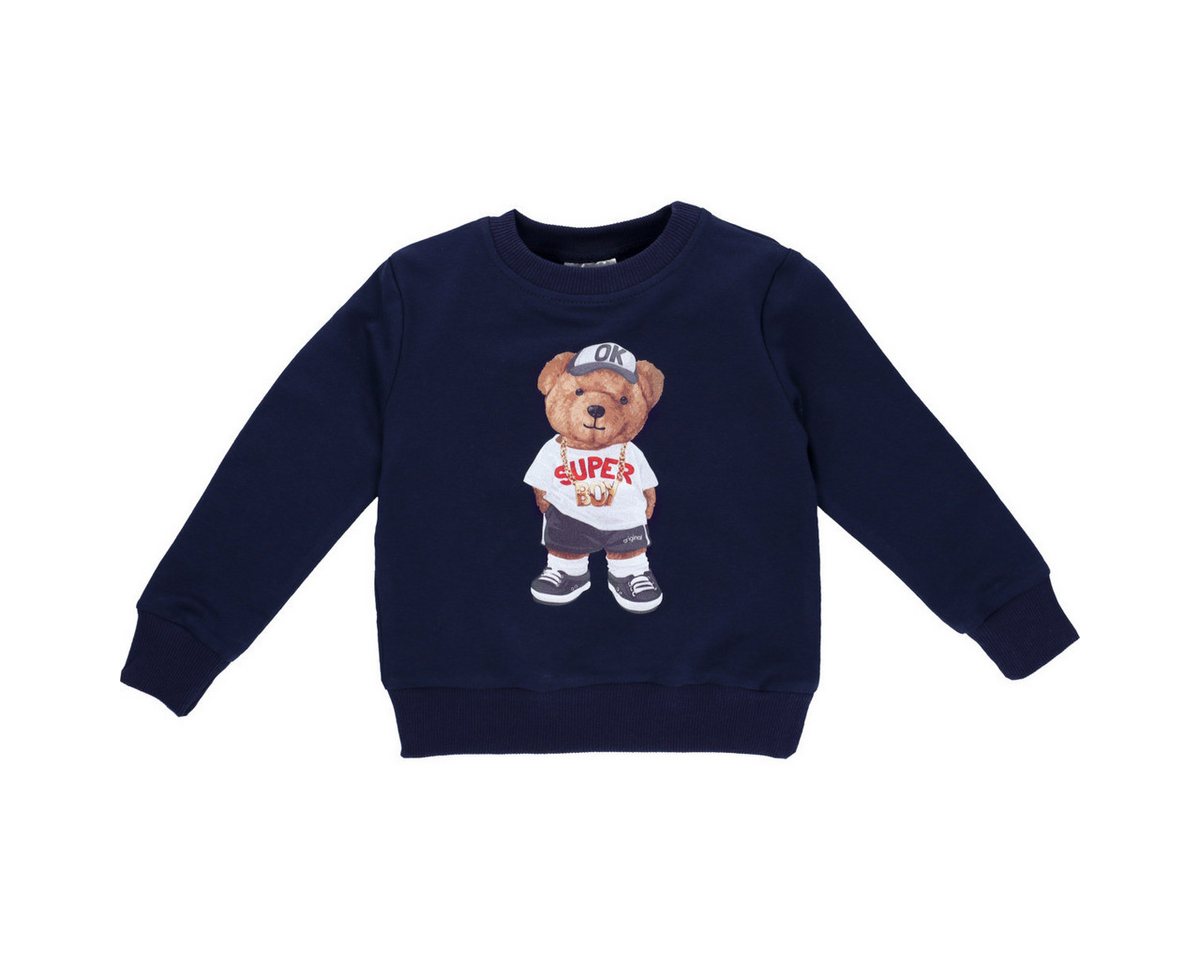NINI Sweatshirt Teddybär Unisex Kinder Pullover, Shirt, Sweater, Langarmshirt, Dress von NINI