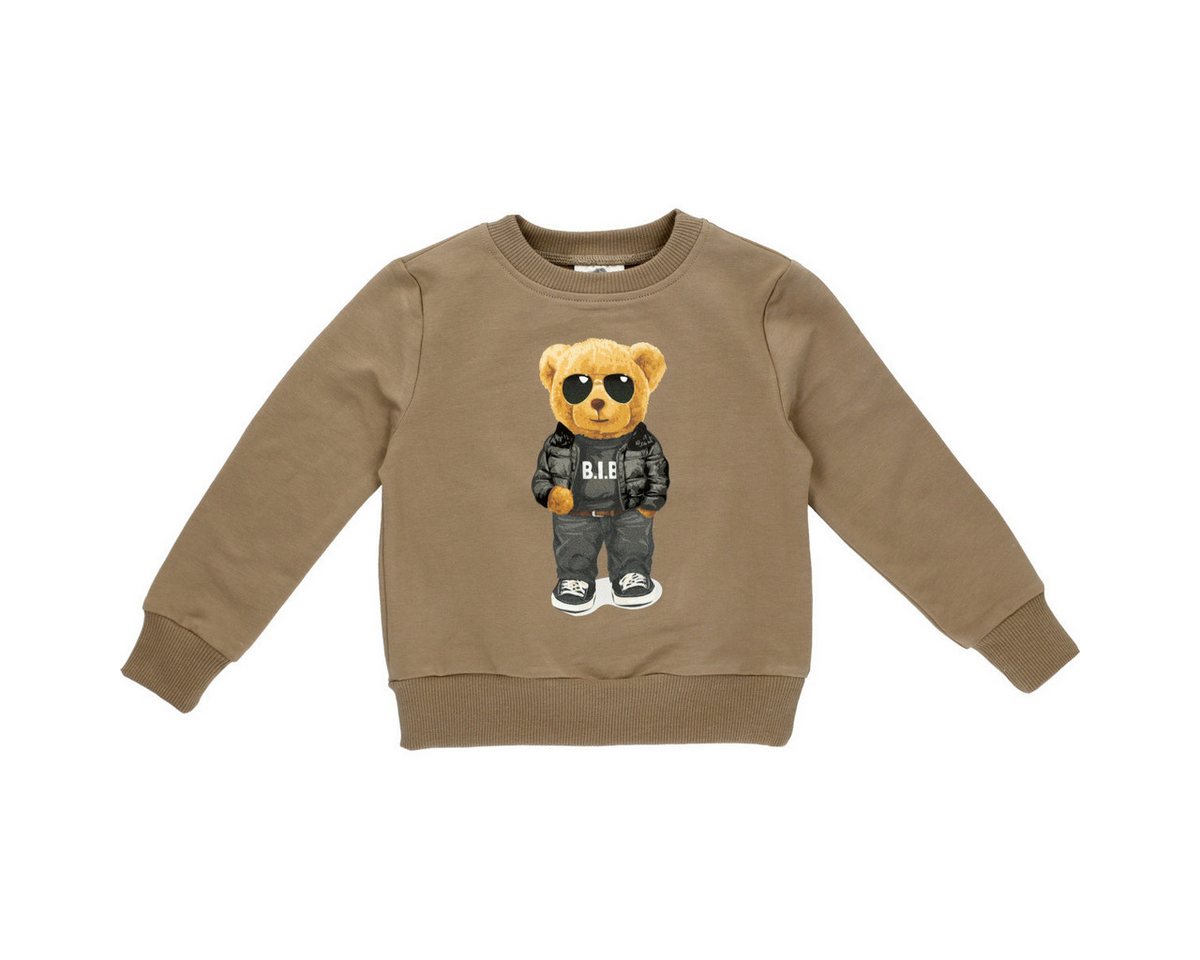 NINI Sweatshirt Teddybär Unisex Kinder Pullover, Shirt, Sweater, Langarmshirt, Dress von NINI