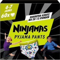 NINJAMAS Pyjama Pants Monatsbox für Jungs, 4-7 Jahre, 60 Stück von NINJAMAS