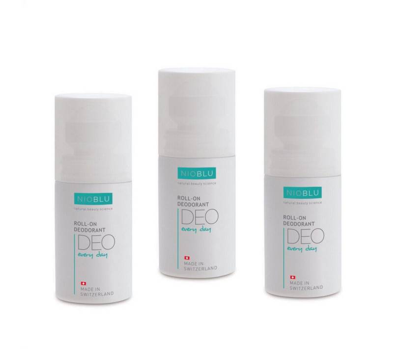 NIOBLU Deo-Roller NIOBLU Deoroller Anti Perspirant 3er Set (3x50 ml) von NIOBLU