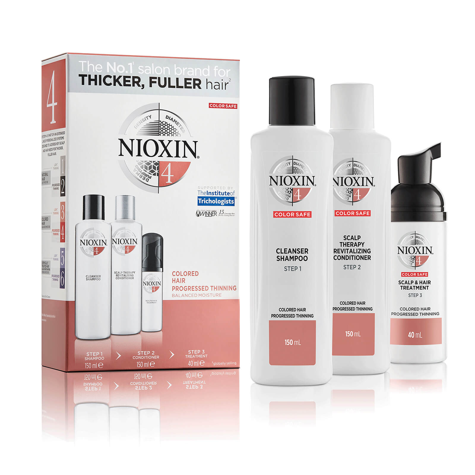 NIOXIN 3-Part System 4 Trial Kit for Coloured Hair with Progressed Thinning NIOXIN 3-Part System 4 Trial Kit for Coloured Hair with Progressed Thinning von NIOXIN