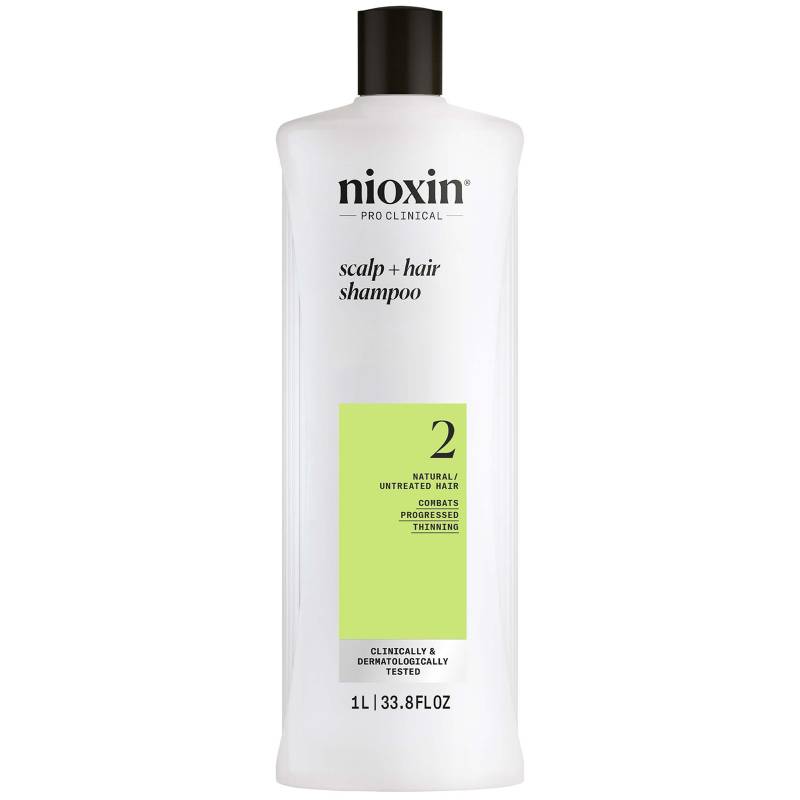 NIOXIN Scalp and Hair Thickening System 2 Shampoo for Natural Hair with Progressed Thinning 1L von NIOXIN