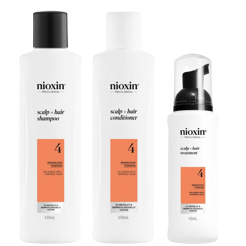 NIOXIN Scalp and Hair Thickening System 4 for Coloured Dry and Damaged Hair with Progressed Thinning Trial Kit von NIOXIN