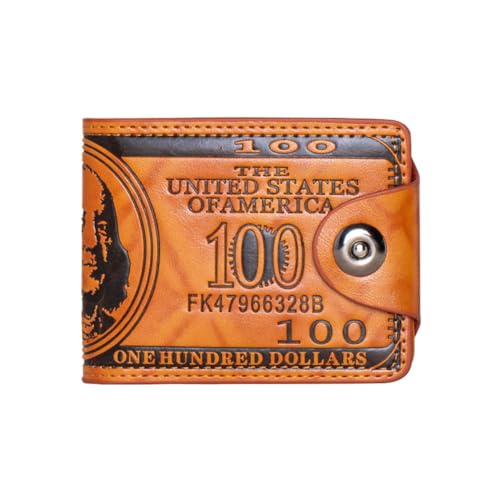 NISCAYA Herren-Geldbörse, zweifach gefaltet, für US-Dollar, Geldscheine, Faltbar, PU, Kreditkarte, Fotohalter, braun, One Size, Modern NISCAYA Herren-Geldbörse, zweifach gefaltet, für US-Dollar, Geldscheine, Faltbar, PU, Kreditkarte, Fotohalter, braun, One Size, Modern von NISCAYA