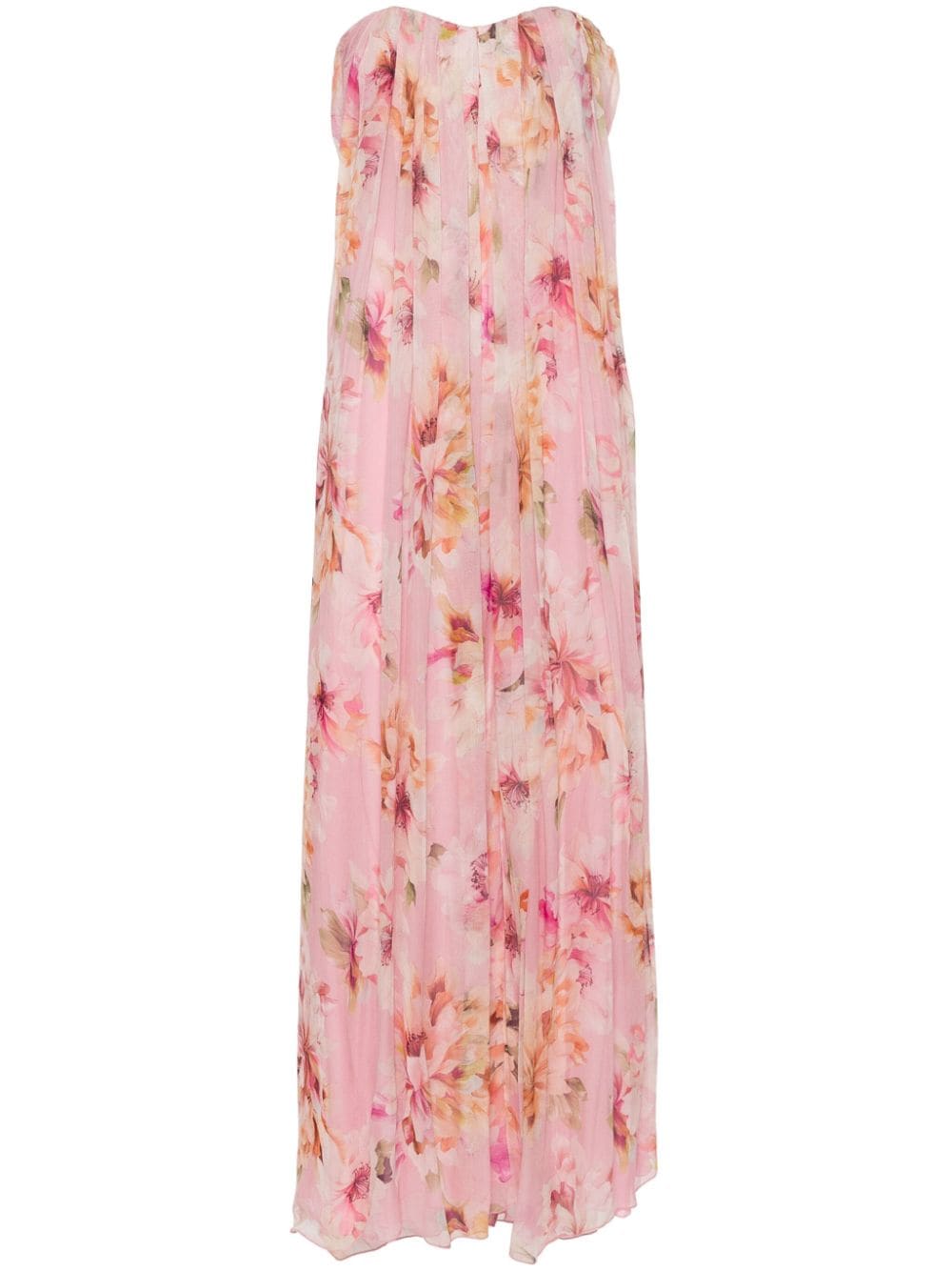 NISSA Maxikleid mit Blumen-Print - Rosa von NISSA