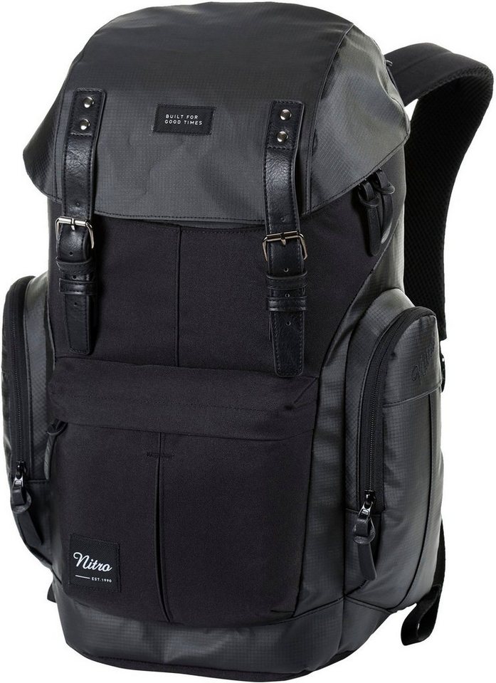 NITRO Freizeitrucksack Daypacker, Schulrucksack, Wanderrucksack oder Streetpack mit Laptopfach von NITRO