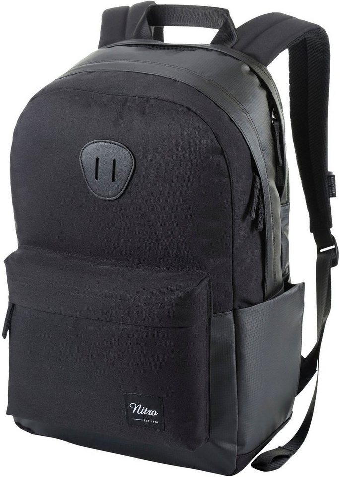 NITRO Freizeitrucksack Urban Plus, Daypack, Streetpack im Retro-Look, Alltagsrucksack, Schulrucksack von NITRO