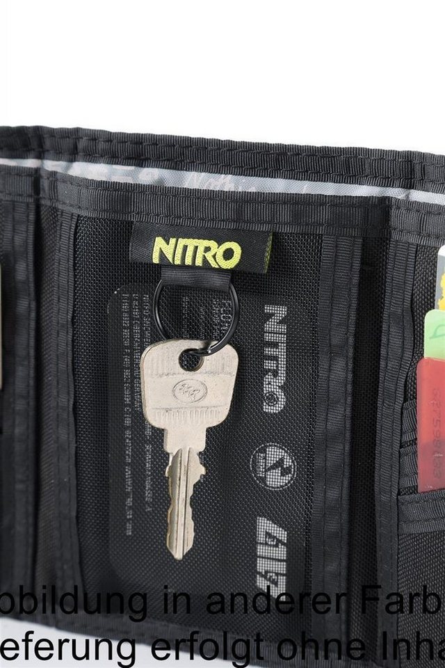 NITRO Geldbörse NITRO Geldbeutel Stoffbörse mit Klarsichtfach Buskartenfach Fotofach von NITRO