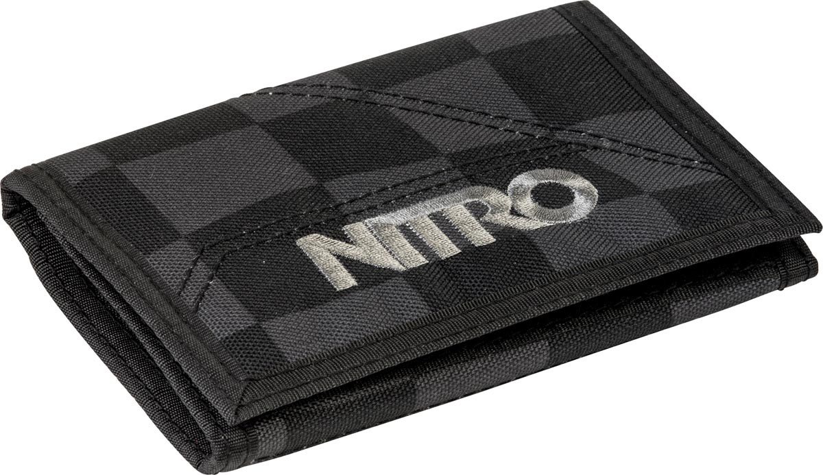 NITRO Geldbörse Nitro Geldbeutel WALLET BLACK CHECKER schwarz von NITRO