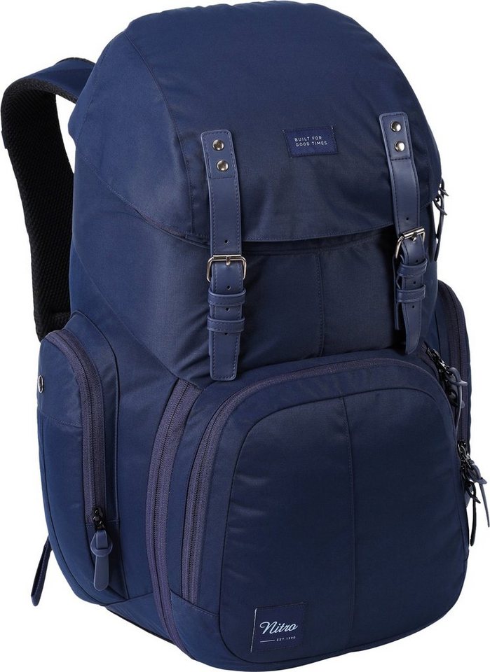 NITRO Laptoprucksack Weekender, Reiserucksack mit Laptopfach, Schulrucksack, Wanderrucksack von NITRO