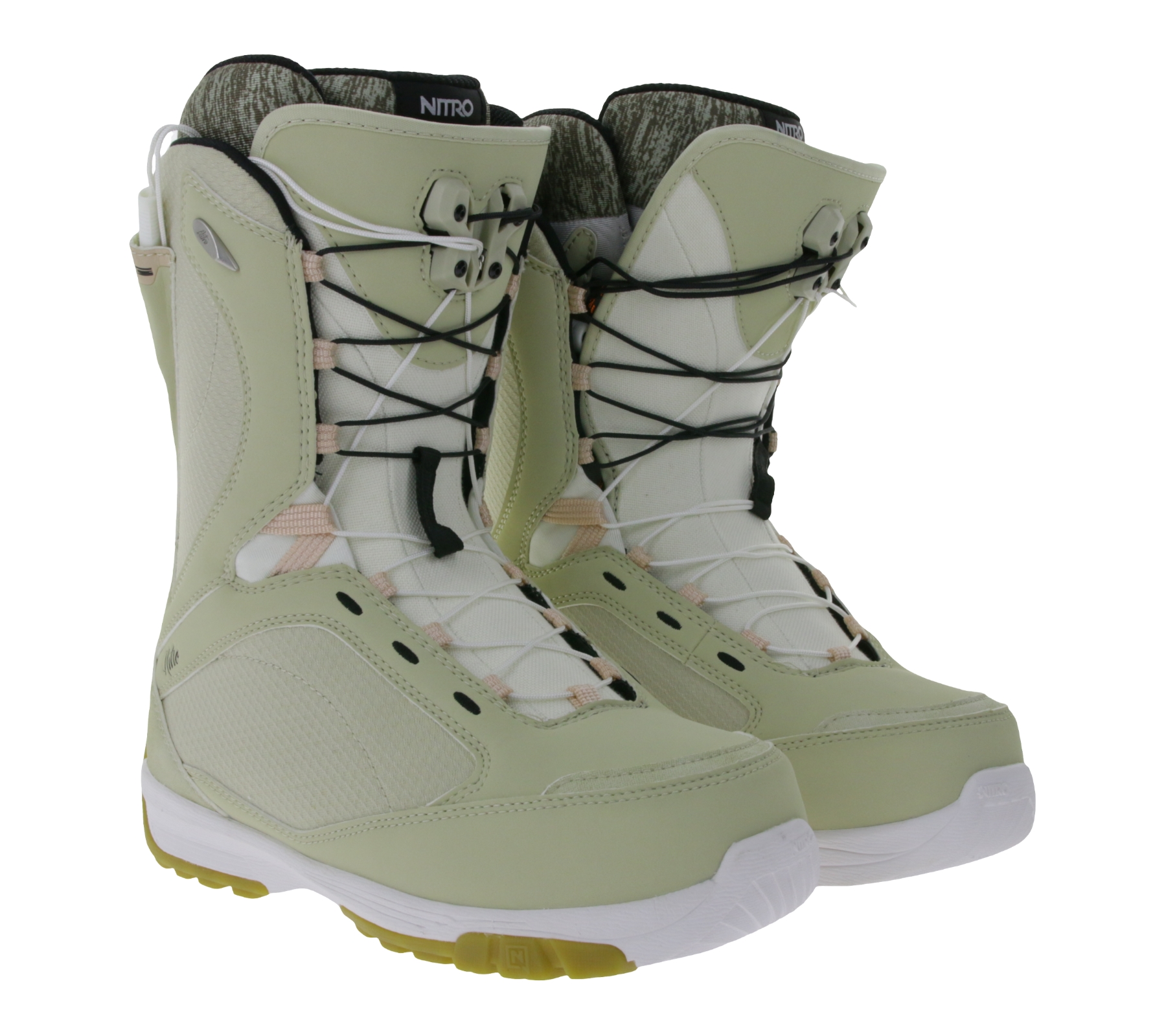 NITRO Monarch Damen Snowboard-Boots mit TLS-System Wintersport-Stiefel 848616-003 Beige von NITRO