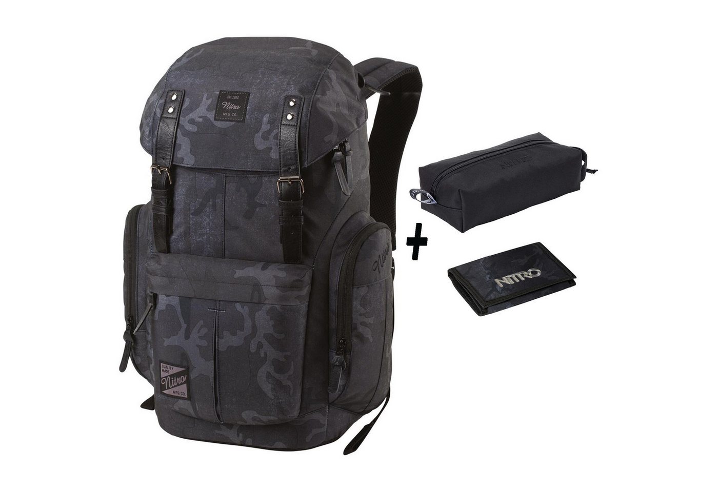 NITRO Rucksack SET DAYPACKER, Alltagsrucksack von NITRO
