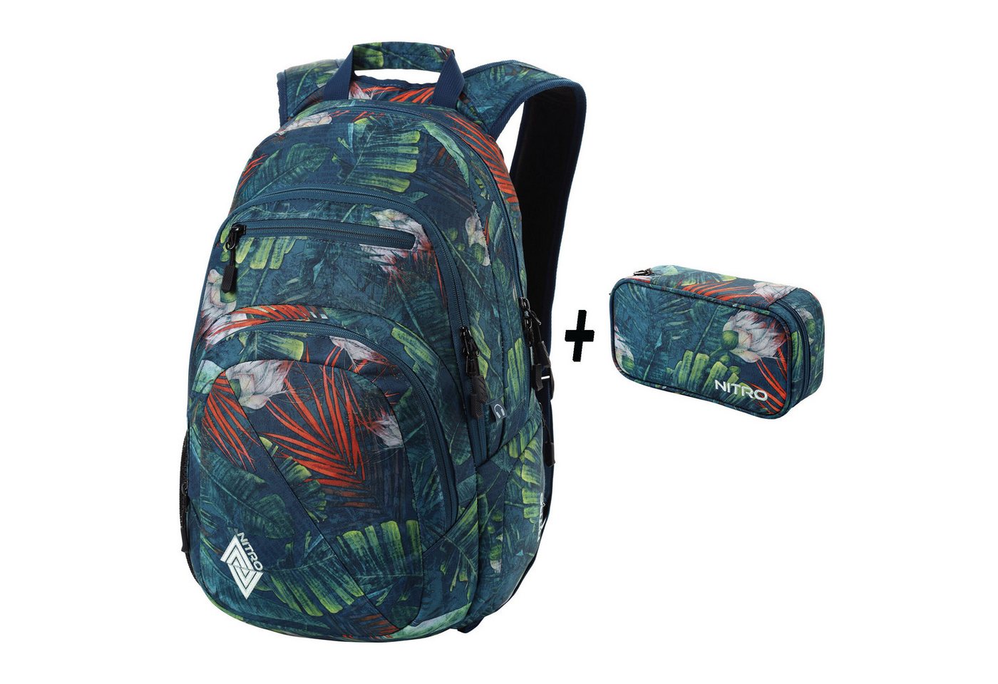NITRO Rucksack Set Stash, mit 15-Zoll-Laptopfach von NITRO