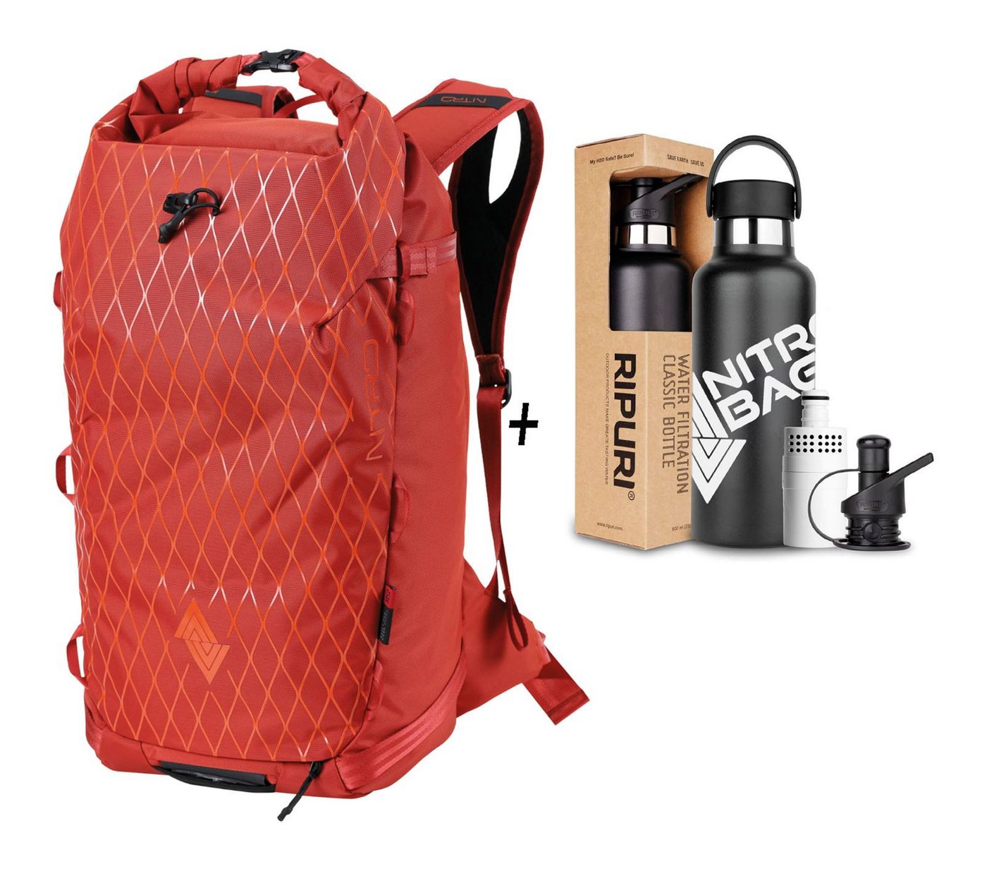 NITRO Rucksack Splitpack 30 X Ripuri Set (Set, 2-tlg) von NITRO