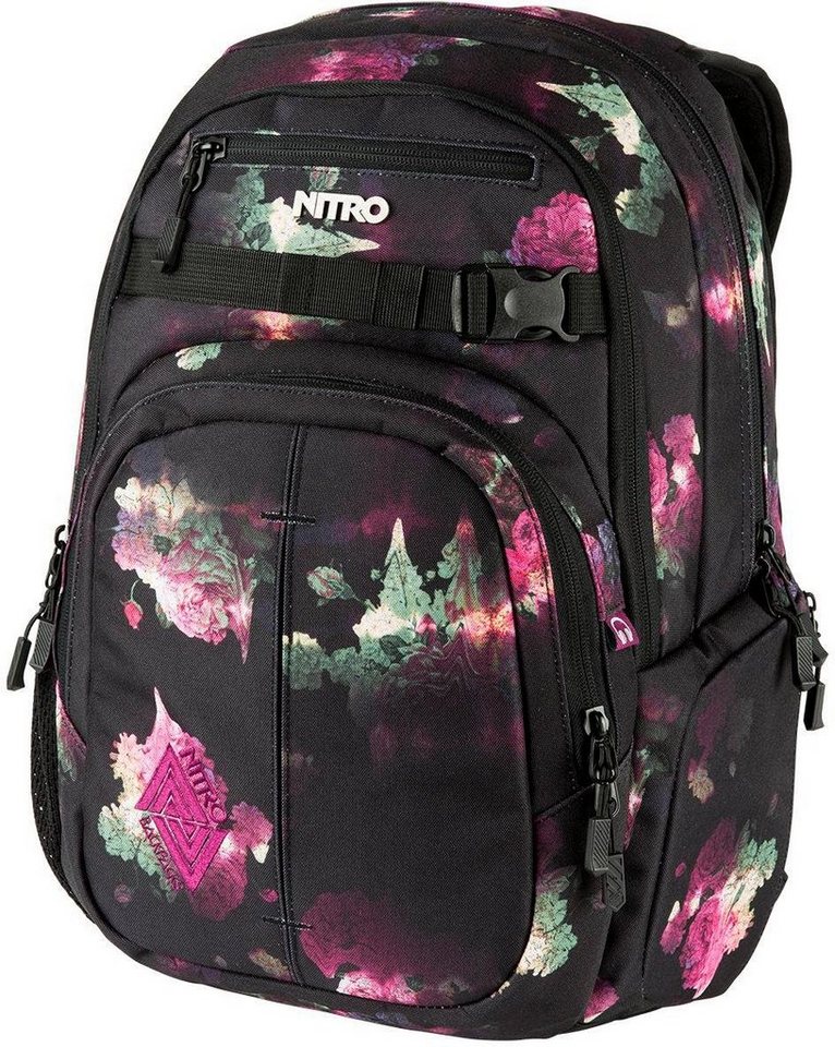 NITRO Schulrucksack Chase, Alltagsrucksack, Rucksack für Freizeit, Schule, Arbeit und Reise von NITRO