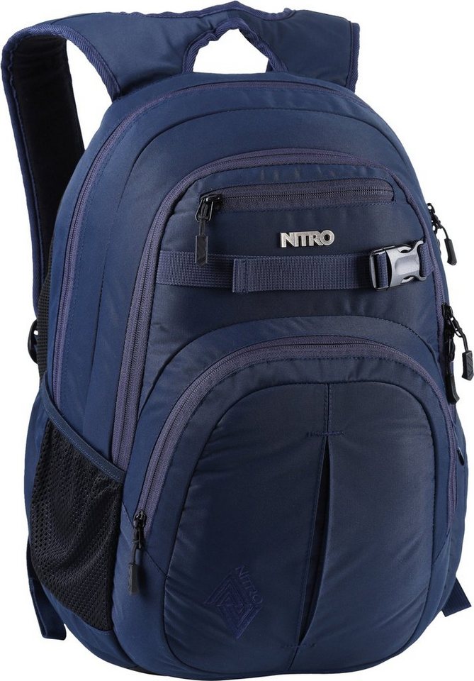 NITRO Schulrucksack Chase, Alltagsrucksack, Rucksack für Freizeit, Schule, Arbeit und Reise von NITRO