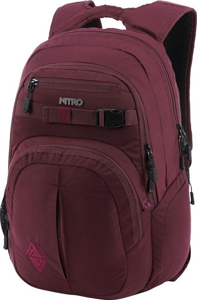 NITRO Schulrucksack Chase, Alltagsrucksack, Rucksack für Freizeit, Schule, Arbeit und Reise von NITRO