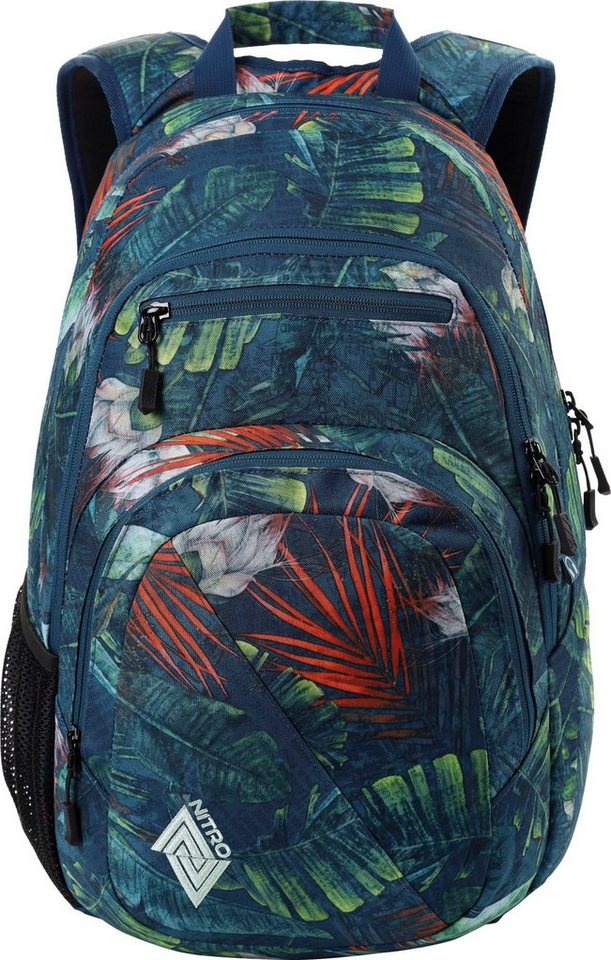 NITRO Schulrucksack Stash 29, Alltagsrucksack, Rucksack für Freizeit, Schule, Arbeit und Reise von NITRO