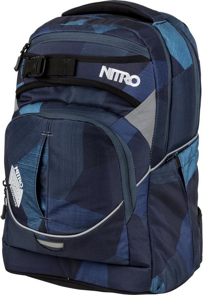 NITRO Schulrucksack Superhero, Rucksack für Schule und Freizeit von NITRO