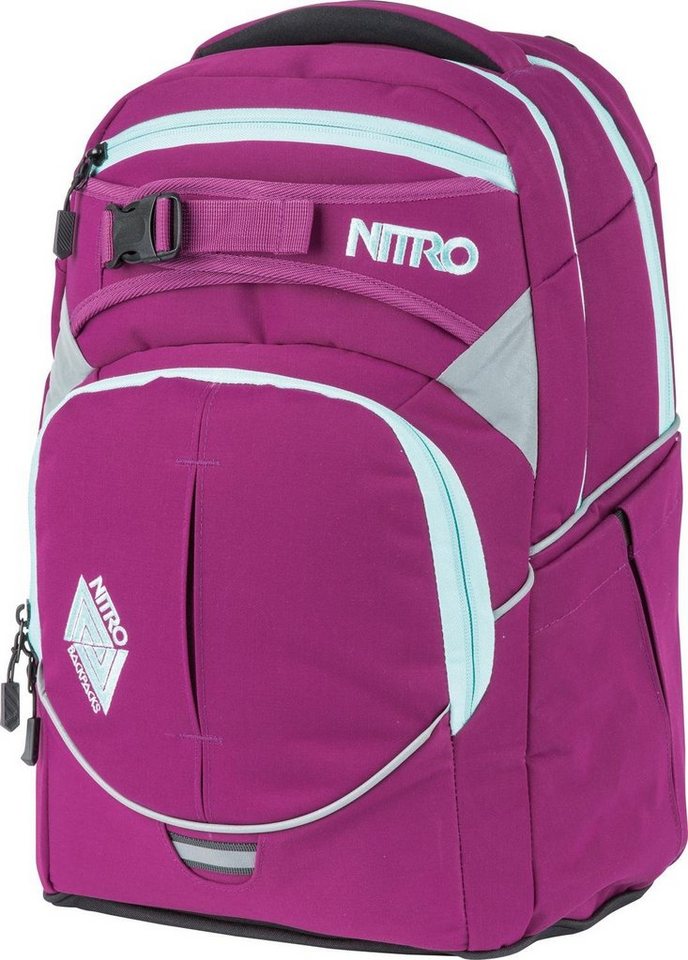 NITRO Schulrucksack Superhero, Rucksack für Schule und Freizeit von NITRO